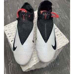Nike Phantom Vision 2 Elite Dynamic Fit FG Size 11.5 WHITE/BLACK CD4161-106